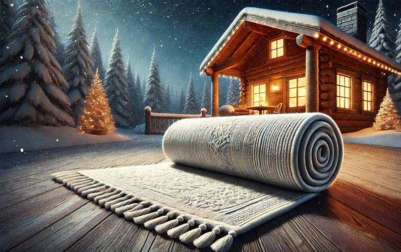 How to store your area rugs safely during the winter months?